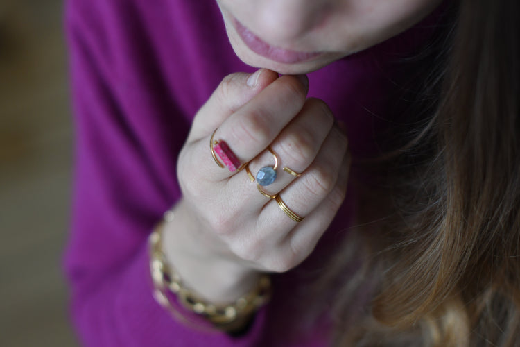 Bague LYNX Labradorite