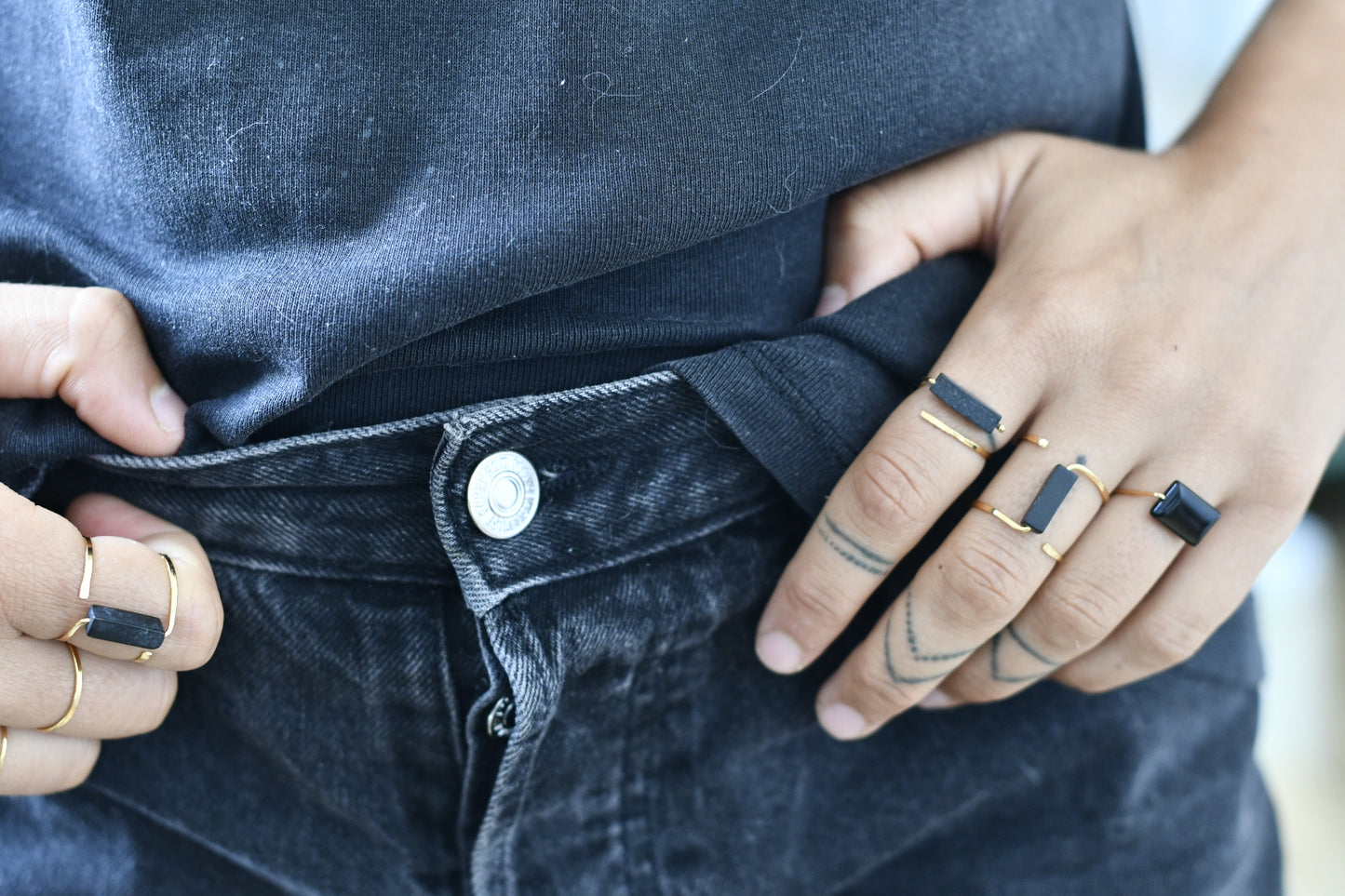 Bague LYNX Ardoise