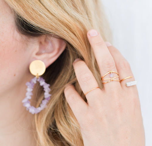 Bague Helios Amethyste