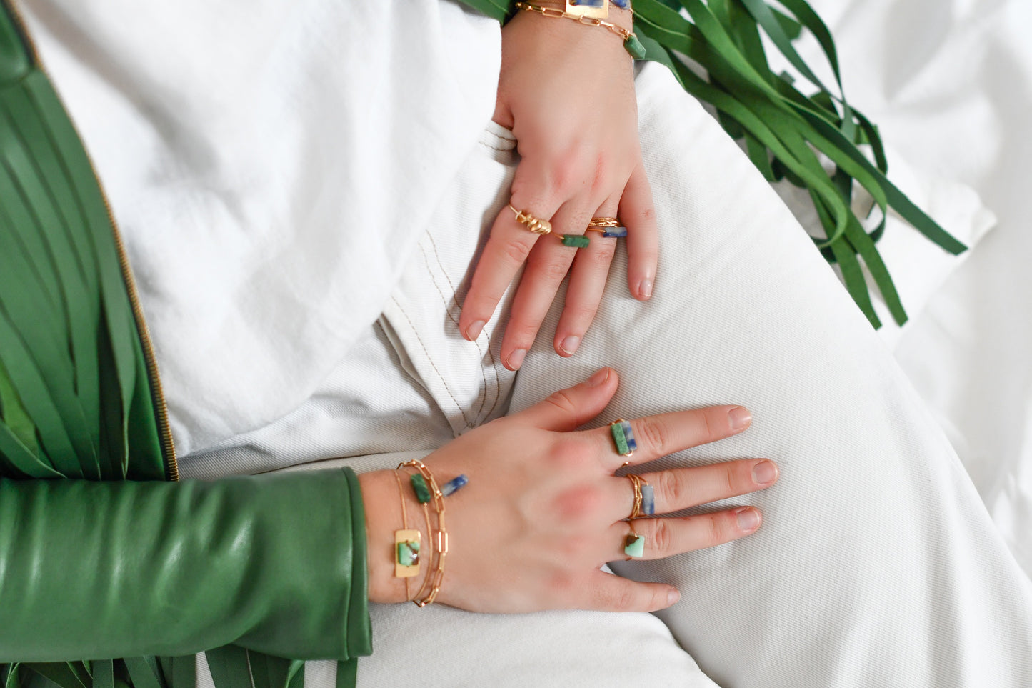 Bague Pierre Prasem