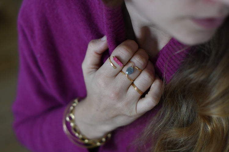 Bague LYNX Labradorite