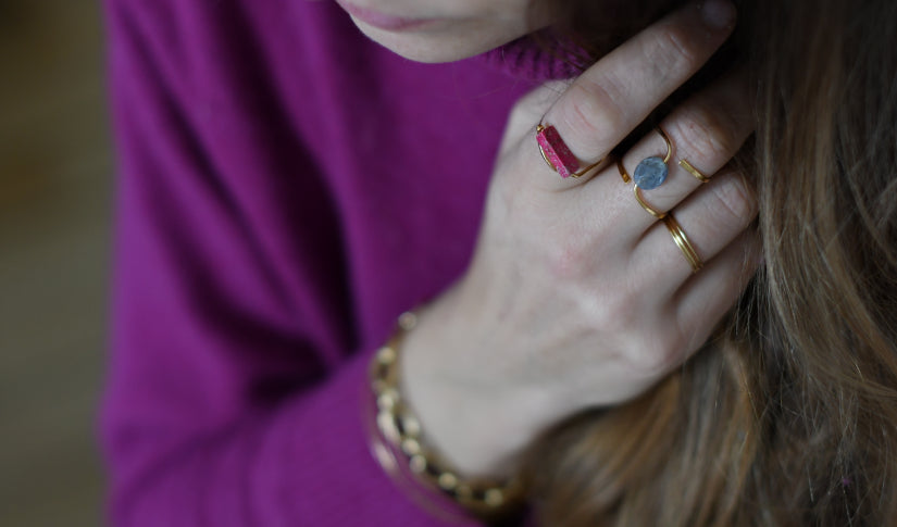 Bague Harper Fushia