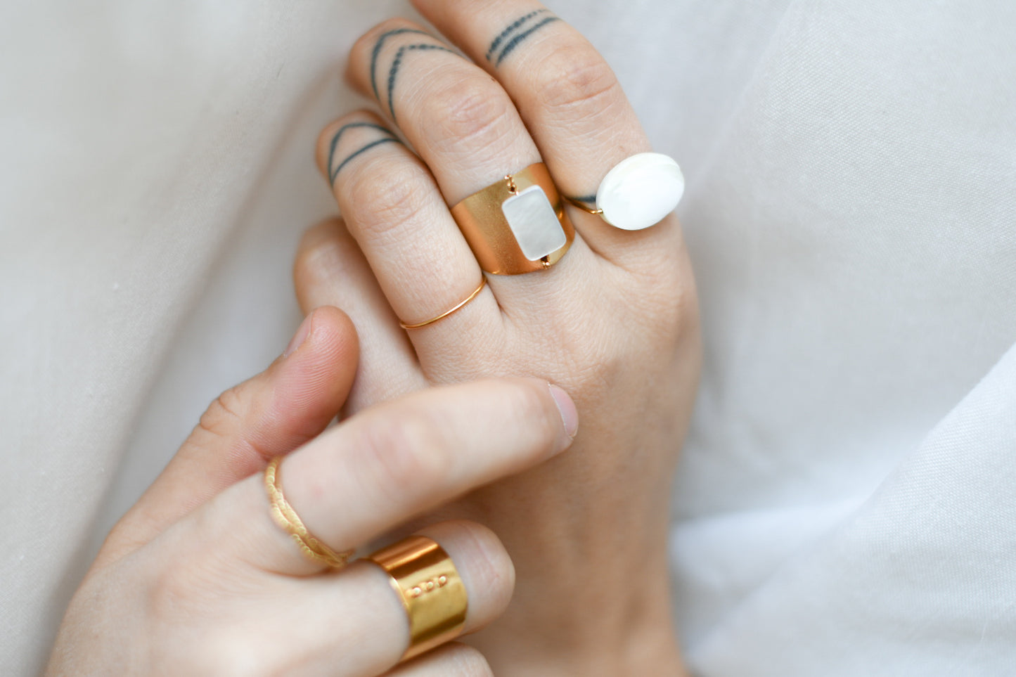 Bague SHAI Nacre