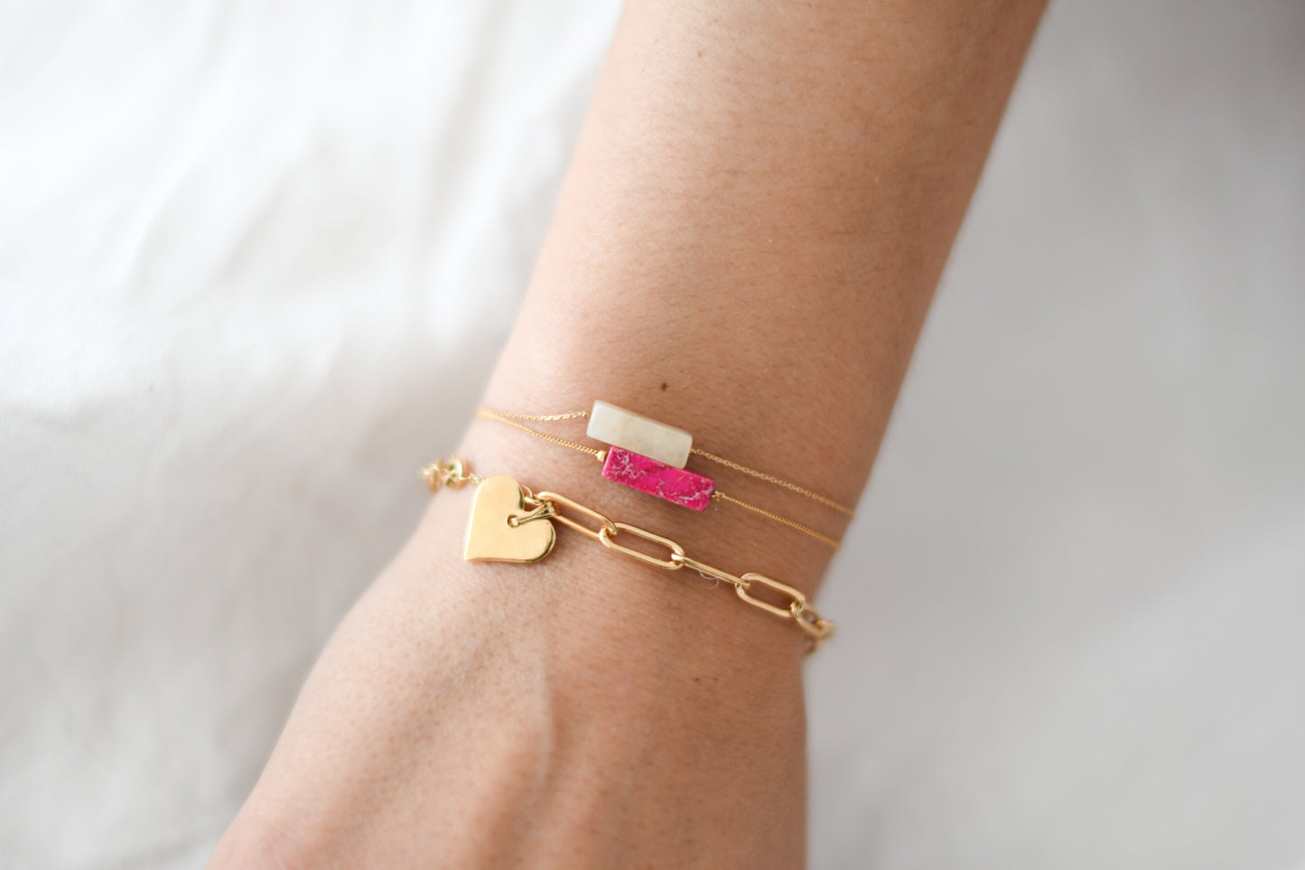 Bracelet PIERRE Fushia