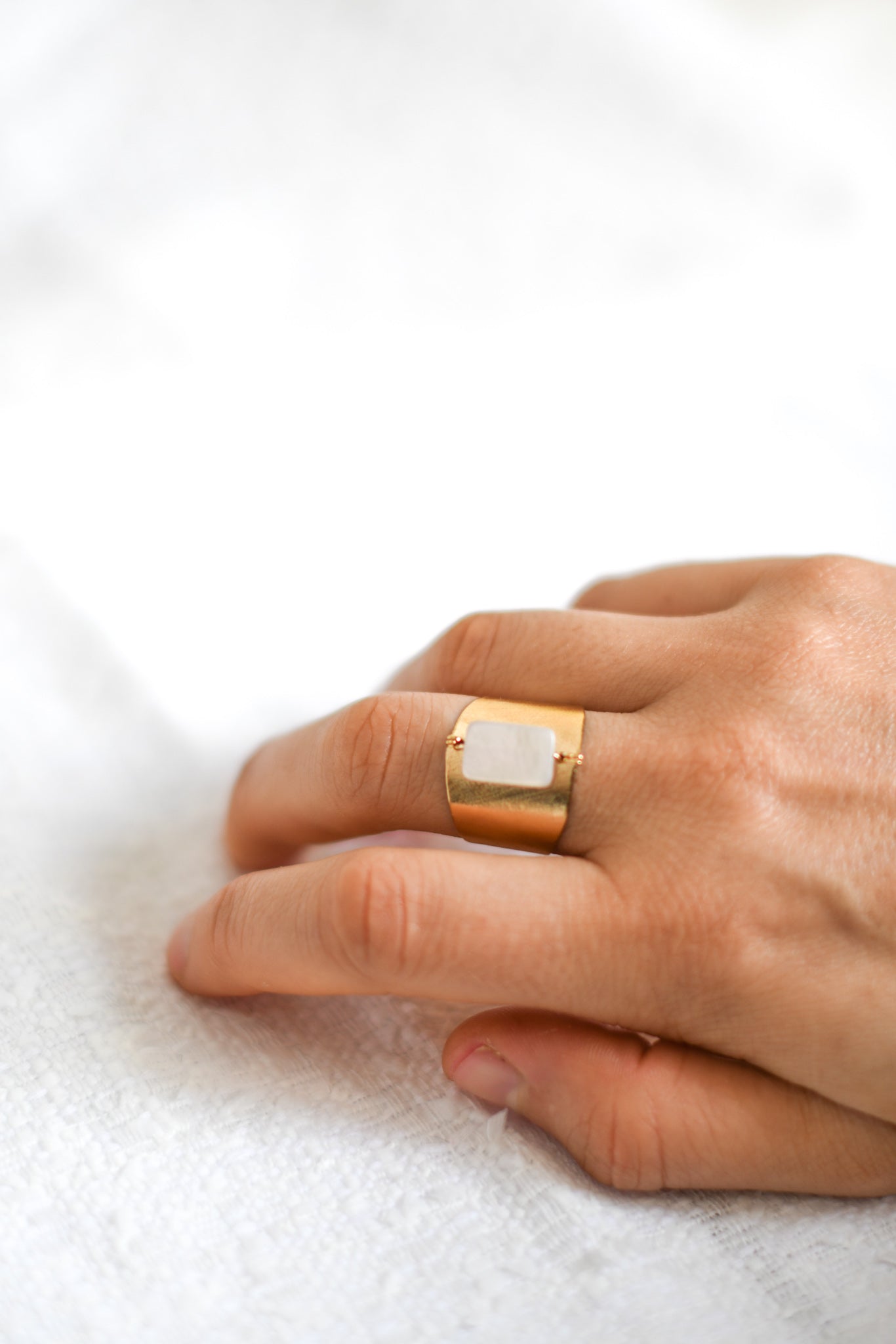 Bague SHAI Nacre