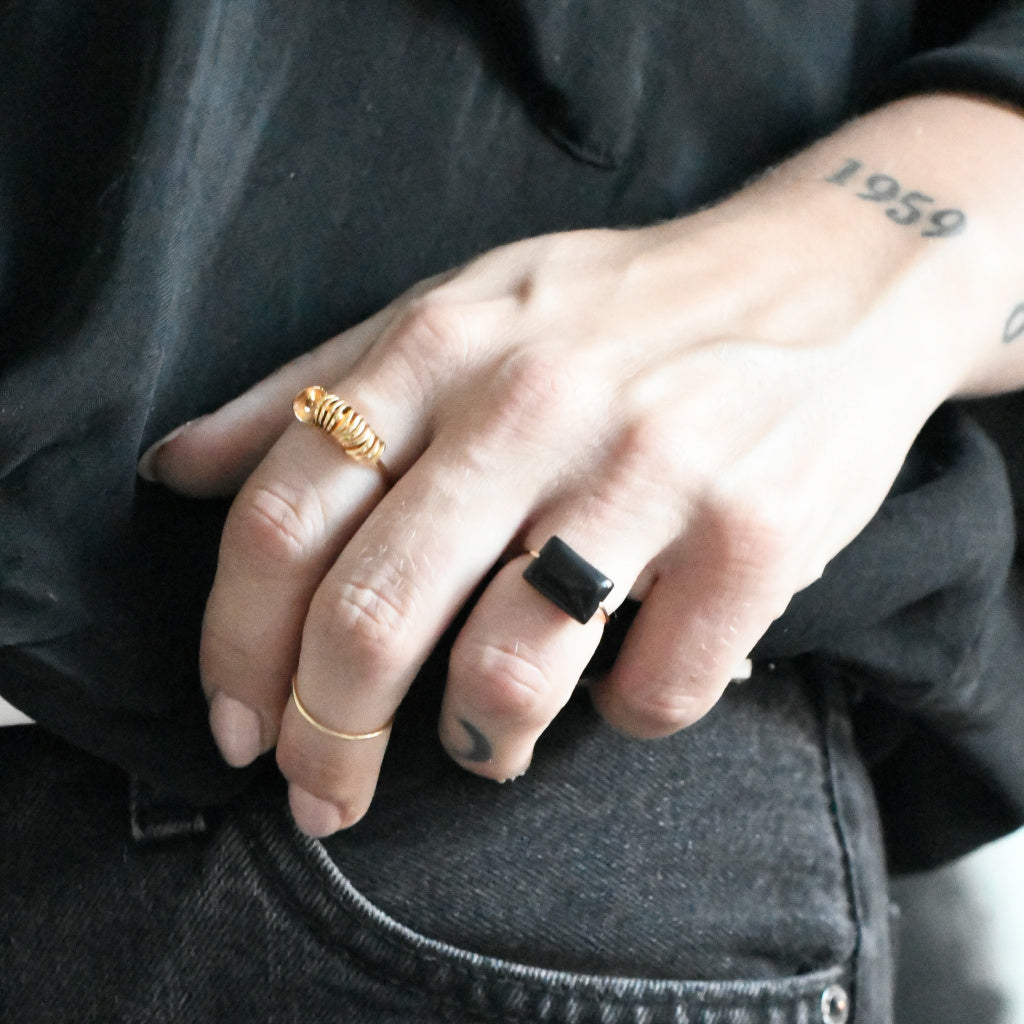 Bague Pierre Onyx