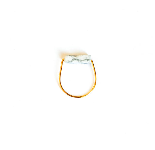 Bague Pierre Howlite
