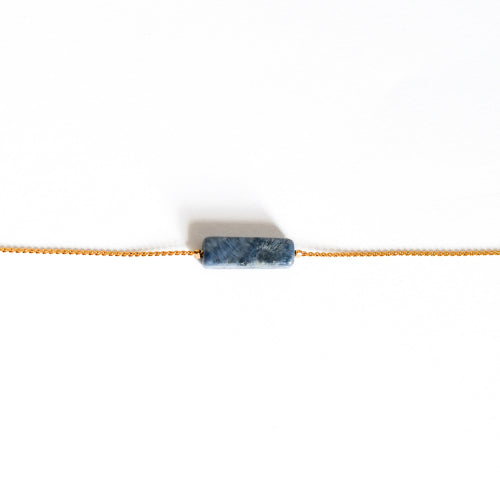 Collier PIERRE Corail Bleu