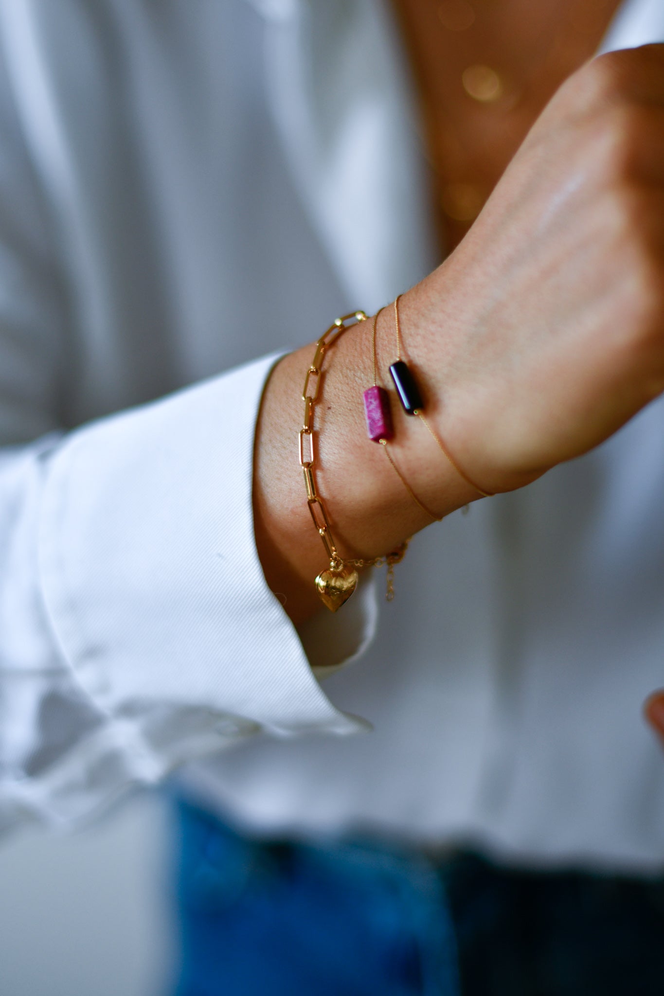 Bracelet PIERRE Fushia